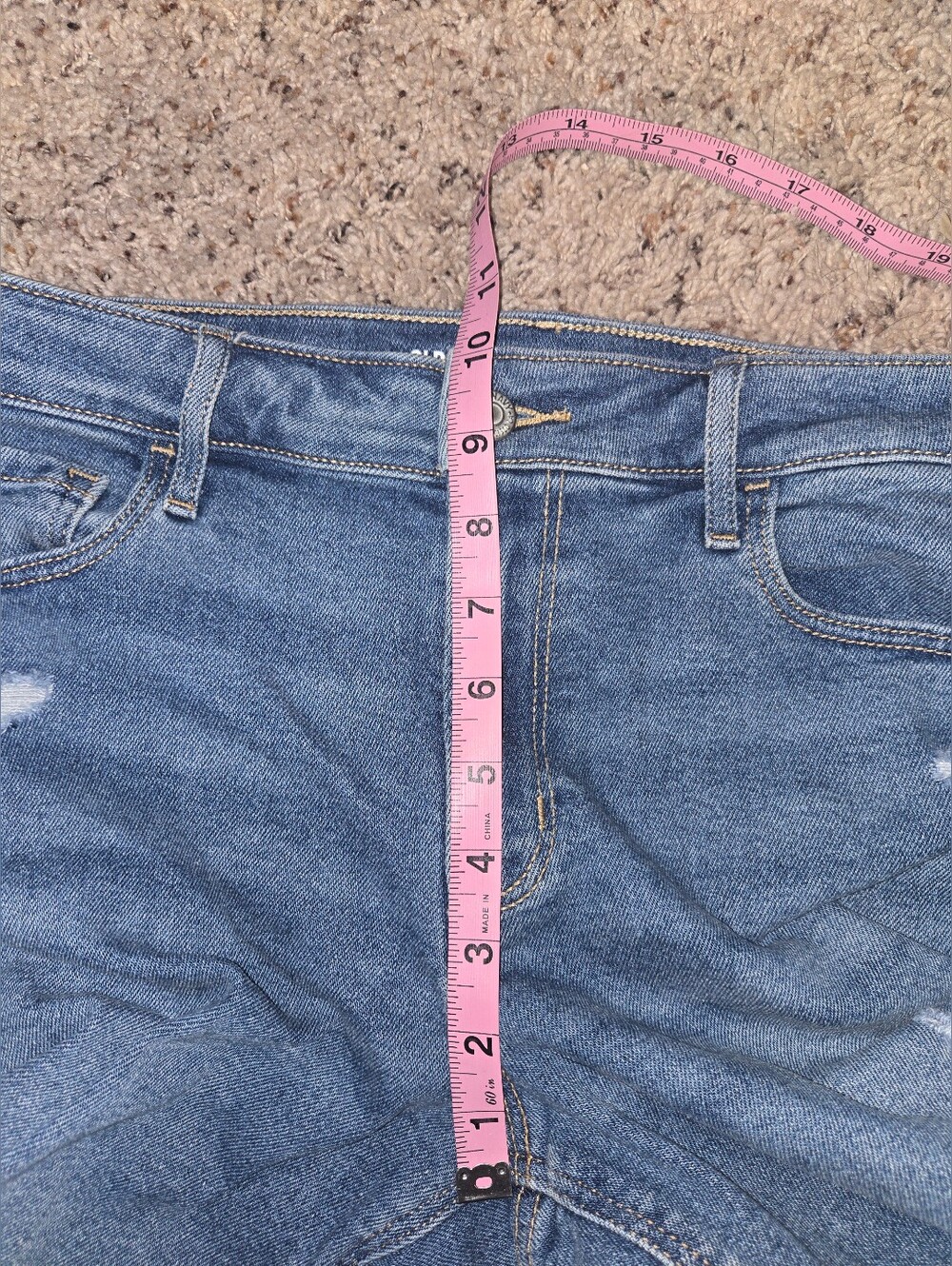 NWT Old Navy Mid Rise Rockstar Super Skinny Jeans - Picture 5 of 7
